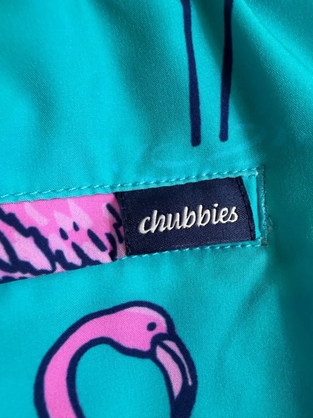 Chubbies Swim Trunks Flamingo Multi Pocket Shorts